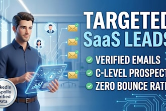 provide targeted b2b lead generation for saas and tech startups