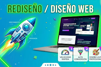 diseñaré web profesional rápido, bonito y optimizado para google