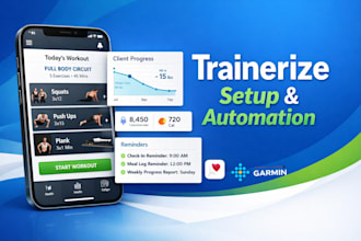create a professional trainerize fitness app workflow