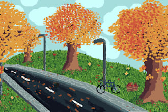 sell pixel art of all kinds from large landscapes to smal sprites