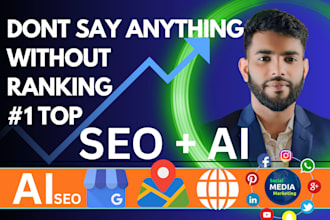 do full SEO agency service, ai rank, google maps ranking, website, and social
