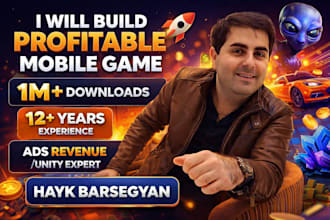develop a profitable mobile game in unity with ads monetization