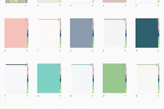 create an interactive digital notebook with hyperlinked tabs