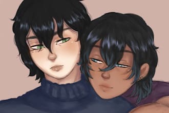 draw stylized anime illustrations