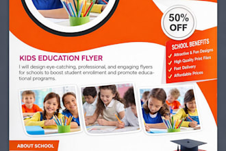 design professional education flyers