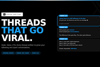 write engaging twitter and x threads that grow your audience