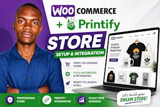 build a woocommerce printify store