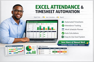 do excel employee attendance timesheet tracker automation, work schedule tracker