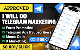 do forex promotion, telegram ads, telegram subscribers, meme coin, x marketing