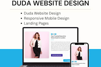 design and develop a responsive duda website