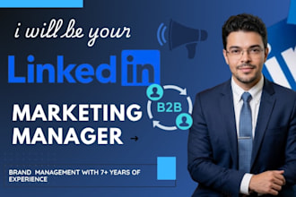 do linkedin management dach german social media manager b2b content creation