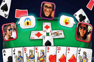 develop multiplayer 2d unity card game nft trading card game board game design