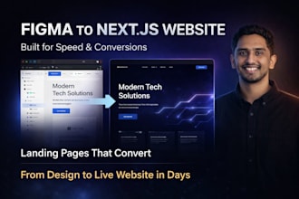 convert your figma design into a fast responsive landing page that converts