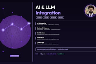 build ai website, ai software, ai chatbot as full stack developer