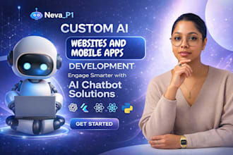 develop custom ai websites ai chatbot ai saas website ai mobile app integration