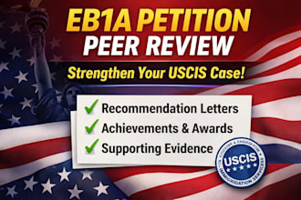 peer review and strengthen your eb1a petition for uscis approval