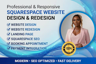 build squarespace website design and redesign squarespace website development