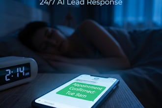 build an ai chatbot and phone agent that books appts for your business 24 hours