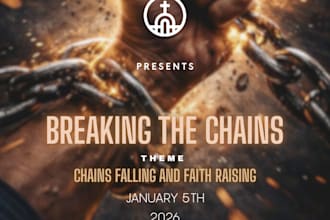 professional christian church flyers for events and services
