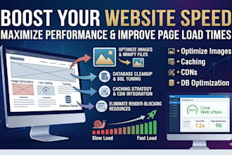 optimize your website speed and improve page load time