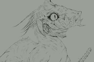 draw you a monster or a character you want