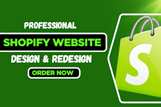 set up shopify website design and redesign shopify store create shopify website