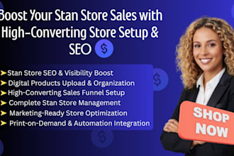 setup stan store stan store SEO marketing digital products sales funnel