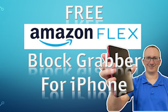 develop a custom block utility bot development for amazon flex