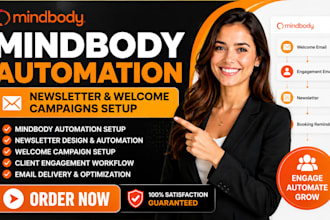 setup mindbody automation mindbody newslette mindbody welcome campaigns