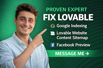 fix lovable google indexing lovable website lovable content facebook preview