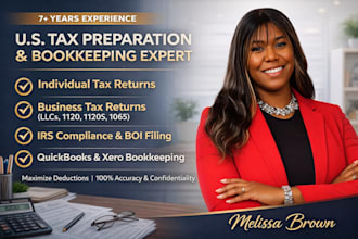 efile and prepare US tax for business, individual, 1040, 1120, 1065, w2 form