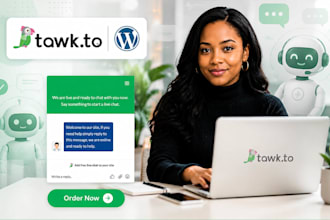 setup tawk chatbot, do live chatbot, install tawk chatbot on your website