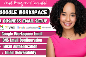 setup google workspace business email or fix dns email issue