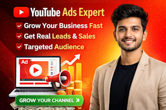 run youtube ads campaign for views and leads