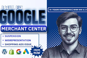 fix google merchant center suspension, misrepresentation and shopping ads errors