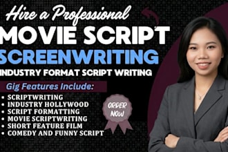 write short film scripts and story scripts