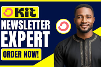 setup convertkit newsletter convertkit email sequence kit landing page expert
