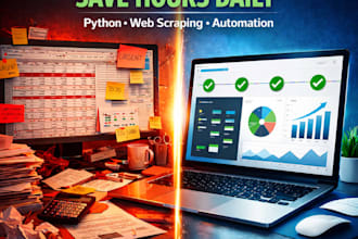 automate your workflow with python scripts and scraping