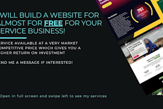 create a quick and responsive wordpress website for your service business