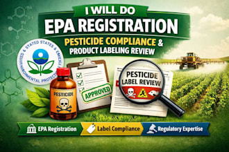 do epa registration, pesticide compliance and product labeling review