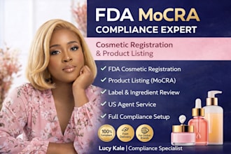 do fda cosmetic registration mocra compliance and product listing
