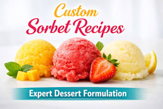 create premium sorbet formulations for your business at low cost high texture