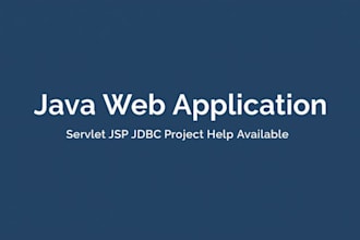 build java servlet jsp jdbc web application project
