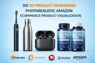 do product rendering photo realistic amazon ecommerce product visualization