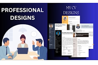 create modern and creative CV resume template