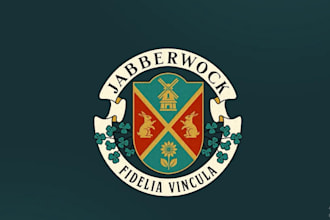 design a creative and professional crest logo