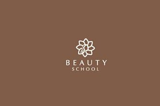 design elegant beauty fashion cosmetic logo