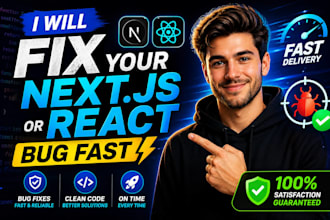 fix your next js or react bug fast