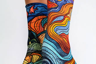 socks design unique socks design