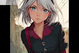 make anime character illustration